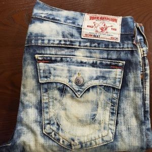 Rare acid washed True religion